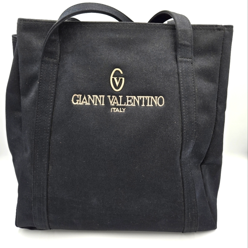 Gianni Valentino Black Tote Bag